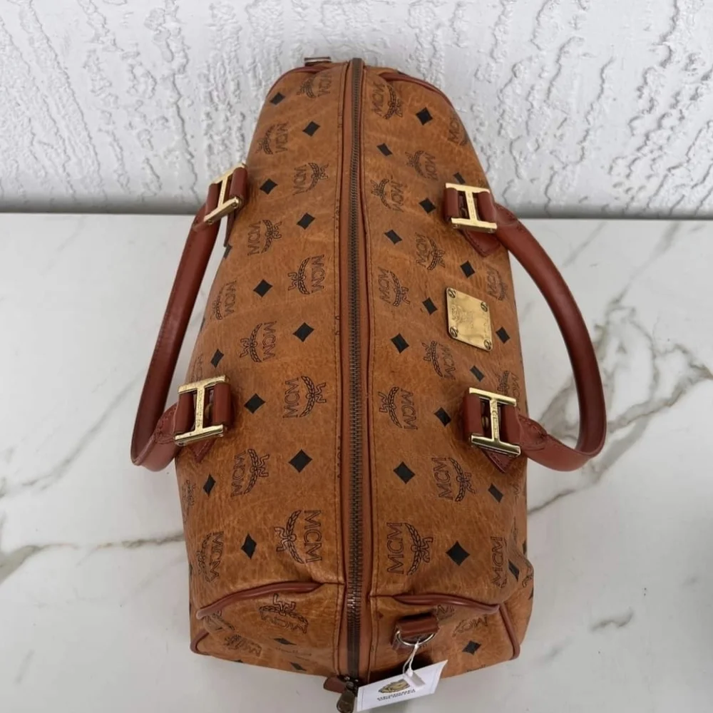 MCM Viestos Boston bag
